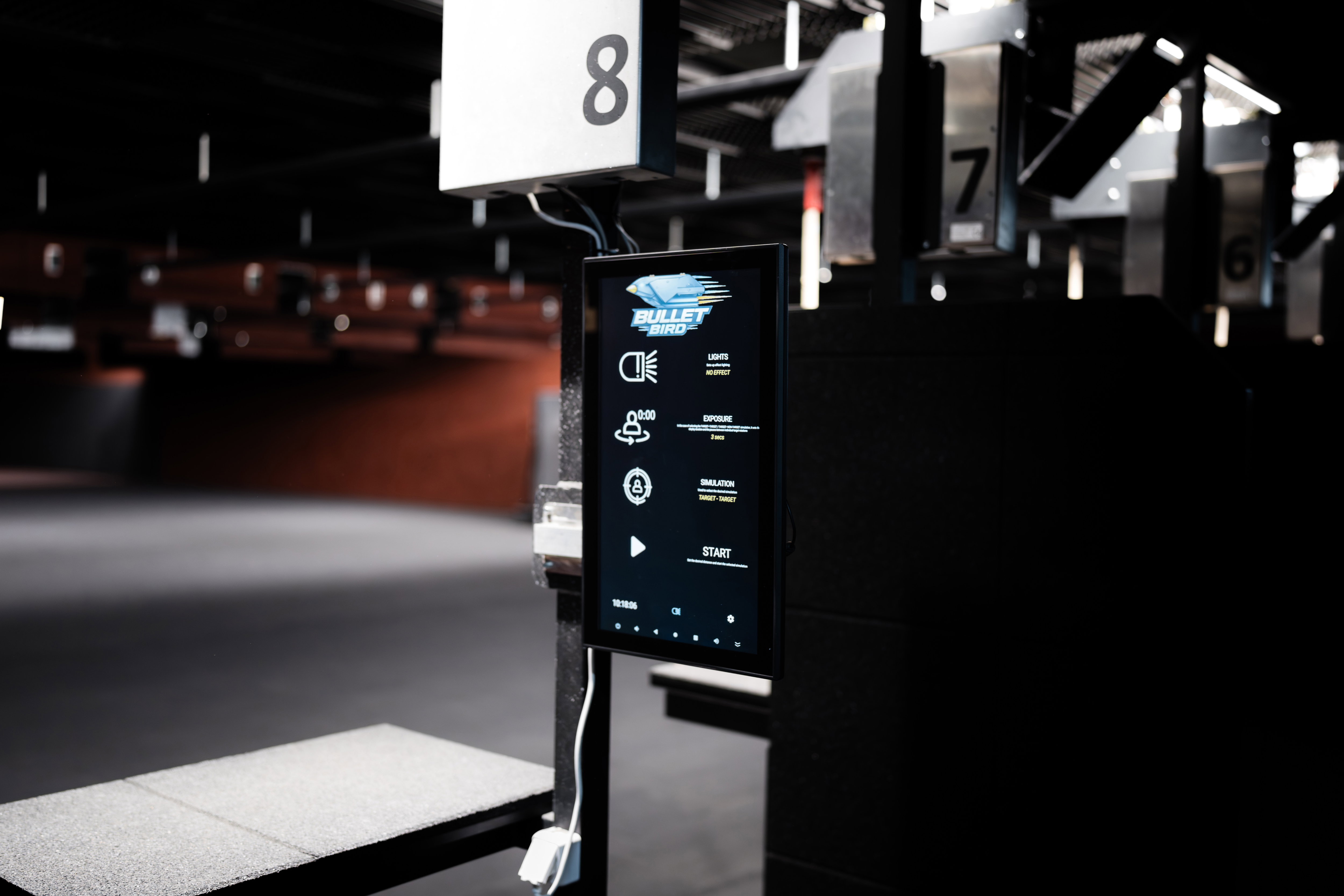 Target system on shooting range